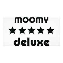 moomy deluxe icon personalized photo card