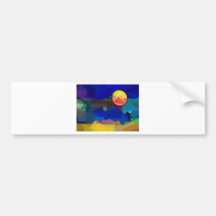 Moon And Sanity Bumper Sticker