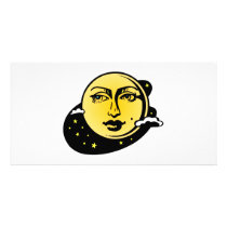 Moon and Stars Astrology #002 Personalized Photo Card