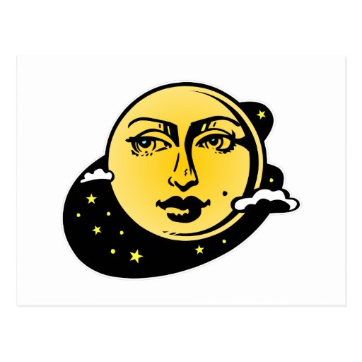 Moon and Stars Astrology #002 Postcard