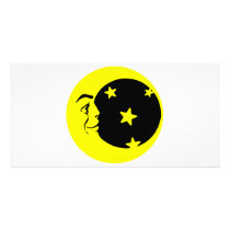 Moon and Stars Astrology, Photo Card Template