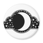 Moon and Stars Refrigerator Magnet