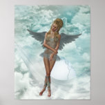 moon angel poster