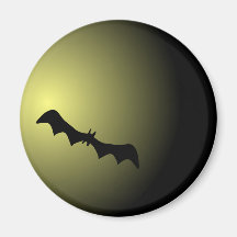 Moon Bat Magnet
