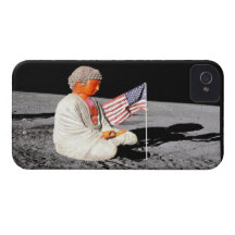 Moon Buddha (flipped) Case-Mate iPhone 4 Cases