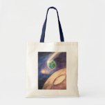Moon, Comet, Earth, Sun Canvas Bag
