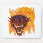 Moon Dragon Mouse Pads