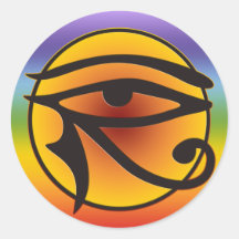 Moon Eye Of Horus | chakren colour Sticker