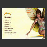 Moon Fairy Profile Card business cards