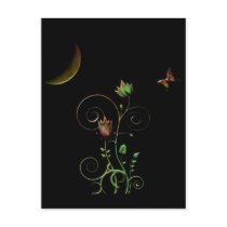 Moon Flower Postcard