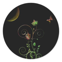 Moon Flower Stickers