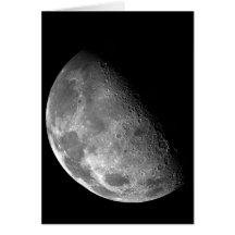 Moon from Galileo Planetary Space Mission Greeting Card