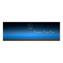 Moon From Space Bookmark Business Cards
