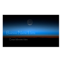 Moon From Space Business Cards