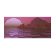 Moon Glow Painting Gallery Wrap Canvas
