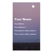 Moon Glow Profile Card Business Card Templates