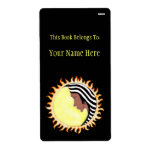 Moon Goddess 2 (Bookplate) Personalized Shipping Label