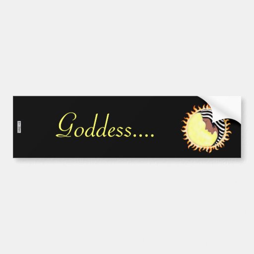 Moon Goddess 2 Bumper Sticker