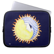 Moon Goddess Laptop Computer Sleeves