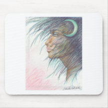 moon goddess mousepads