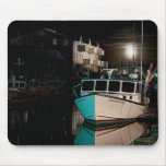 Moon Lit Harbour Mouse Pad