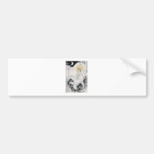Moon On The Southern Sea (Nankai no tsuki). Bumper Sticker