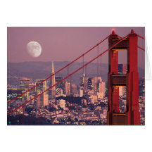 Moon Over the Gate Card