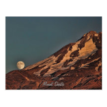 MOON OVER THE MOUNTAIN POST CARD
