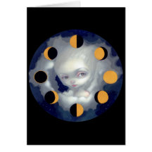 "Moon Phases" Greeting Card