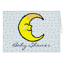 Moon & Stars Greeting Card