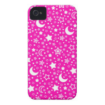 Moon & Stars iPhone 4 Case