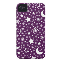 Moon & Stars iPhone 4 Case-Mate Case