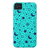 Moon & Stars iPhone 4 Case-Mate Cases