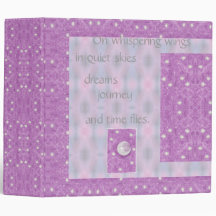 Moon Stars Pastel Dream Journal Diary Poetry Pix Vinyl Binders