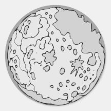 Moon Sticker