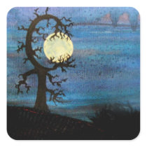 Moon Tree Sticker