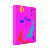 Moon Window Canvas Prints