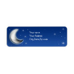 moonglow night custom return address label