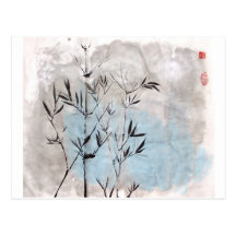 Moonlight Bamboo Postcard