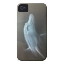 Moonlight Dolphin iPhone 4 Case