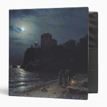 Moonlight on the Edge of a Lake, 1870 Vinyl Binders