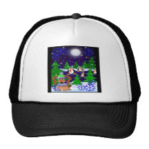 Moonlight Skate Penguins Mesh Hat
