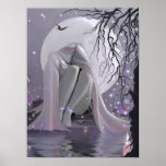 Moonlight Sleeper on canvas Print