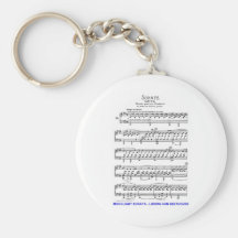 Moonlight-Sonata-Ludwig-Beethoven Key Chains