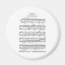 Moonlight-Sonata-Ludwig-Beethoven Magnets