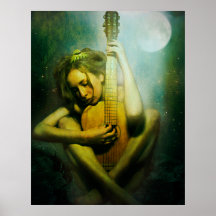 Moonlight Strings Print