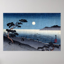 Moonlit Beach in Japan no.2 Print