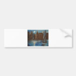 Moonlit City Bumper Stickers