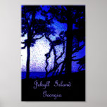 Moonlit night posters