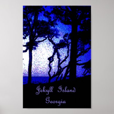 Moonlit night print by picturepizzazz